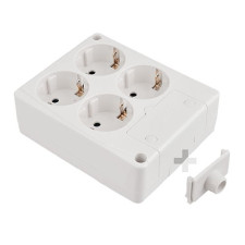 Base enchufes sin cable de 4 enchufes cuadrada 16A max. 3.680W-imagen_A