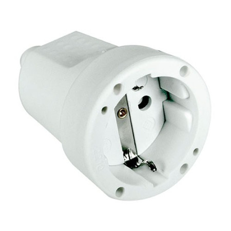 Base de enchufe de goma Blanca aerea de 16A 250V-imagen_A