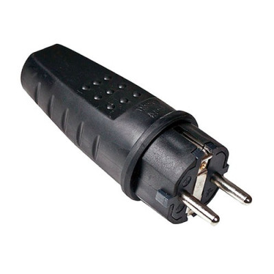 Clavija enchufe goma Negra Uso Industrial de 16A 250A-imagen_A