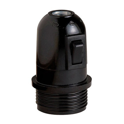 Portalamparas con interruptor negro E-27-imagen_A