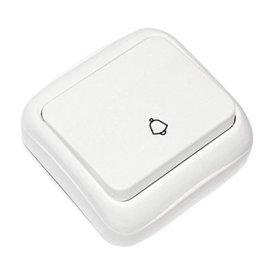 Pulsador de timbre de superficie Blanco-imagen_A