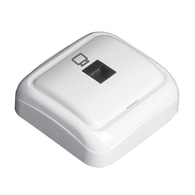 Base de datos RJ45 8p8c de superficie Blanca-imagen_A