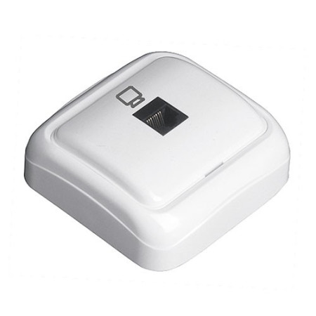 Base de datos RJ45 8p8c de superficie Blanca-imagen_A