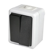 Doble conmutador de superficie exterior estanco IP54 de 10A-imagen_A