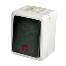 Pulsador con piloto luminoso de superficie exterior estanco IP54 de 10A-imagen_A