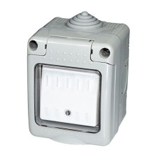Pulsador con piloto luminoso de superficie exterior estanco IP55 de 10A-imagen_A