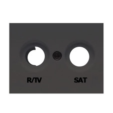 Tapa television R-TV-SAT gris lava BJC 21320-GL CORAL-imagen_A