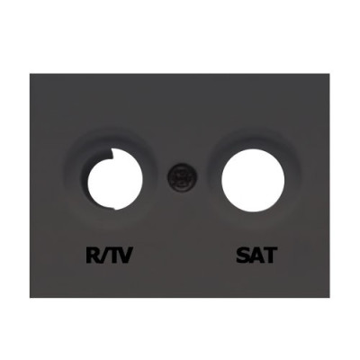 Tapa television R-TV-SAT gris lava BJC 21320-GL CORAL-imagen_A