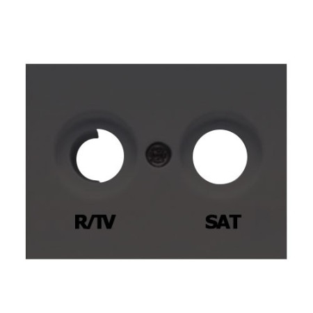 Tapa television R-TV-SAT gris lava BJC 21320-GL CORAL-imagen_A