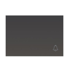 Tecla pulsador timbre gris lava BJC 21716-GL CORAL-imagen_A