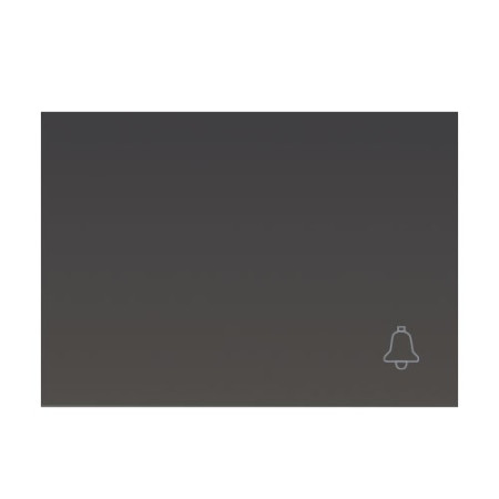 Tecla pulsador timbre gris lava BJC 21716-GL CORAL-imagen_A