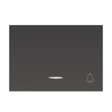 Tecla pulsador timbre con visor gris lava BJC 21716-GLL CORAL-imagen_A