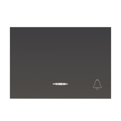 Tecla pulsador timbre con visor gris lava BJC 21716-GLL CORAL-imagen_A