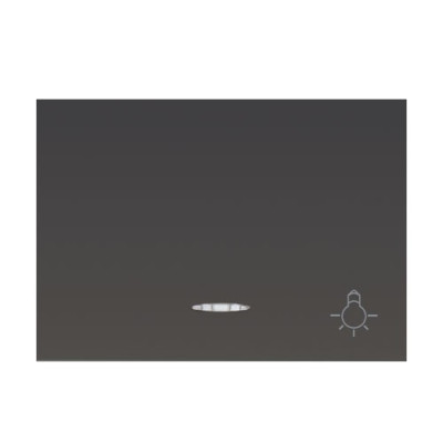 Tecla pulsador luz con visor gris lava BJC 21717-GLL CORAL-imagen_A