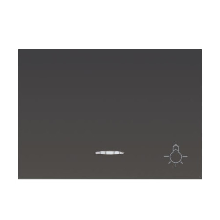 Tecla pulsador luz con visor gris lava BJC 21717-GLL CORAL-imagen_A Tecla pulsador luz con visor gris lava BJC 21717-GLL CORAL-imagen_A
