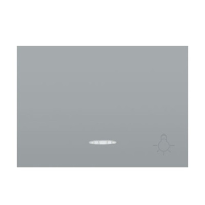 Tecla pulsador luz con visor plata luna BJC 21717-PLL CORAL-imagen_A