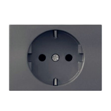 Tapa de enchufe 2P+T gris lava BJC 21724-GL CORAL-imagen_A