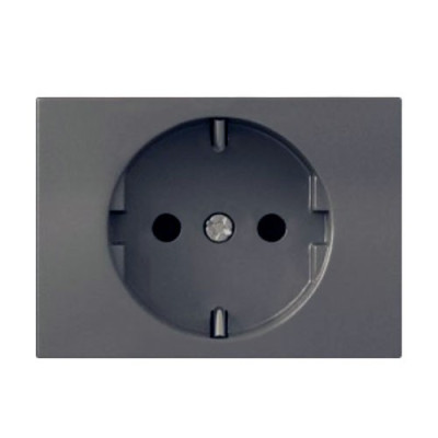 Tapa de enchufe 2P+T gris lava BJC 21724-GL CORAL-imagen_A