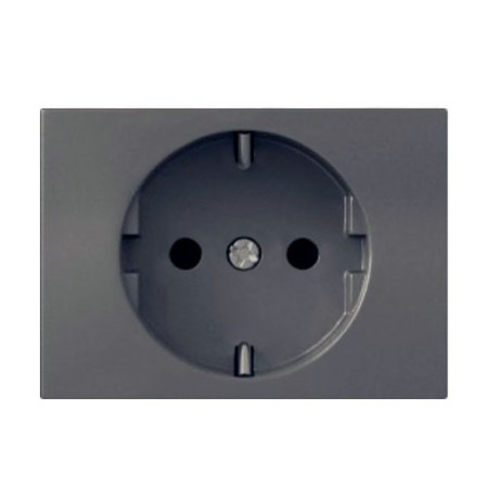 Tapa de enchufe 2P+T gris lava BJC 21724-GL CORAL-imagen_A