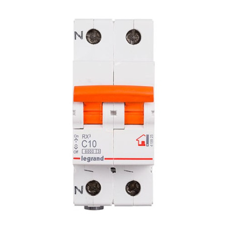 Magnetotermico LEGRAND 1P+N x 10 A 419925 RX3 VIVIENDA-imagen_A