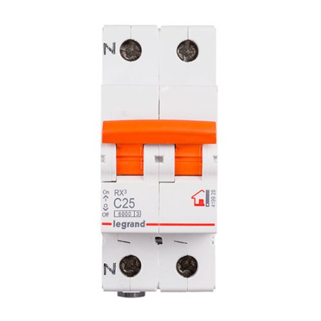 Magnetotermico LEGRAND 1P+N x 25 A 419928 RX3 VIVIENDA-imagen_A