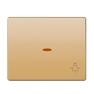Tecla pulsador luz con visor dorado odisea BJC 18717-ODL IRIS-imagen_A
