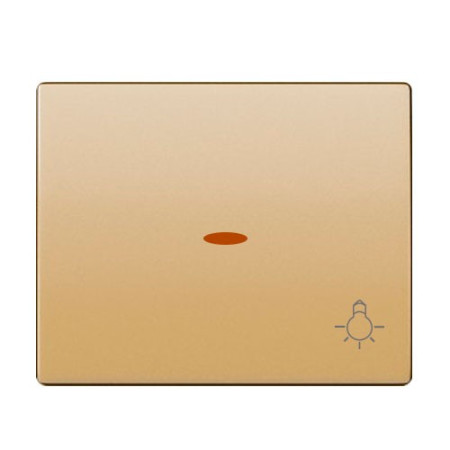 Tecla pulsador luz con visor dorado odisea BJC 18717-ODL IRIS-imagen_A