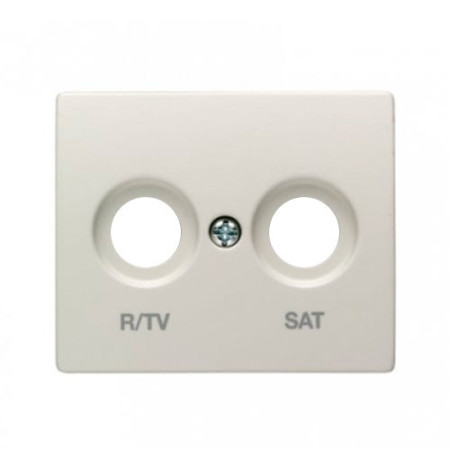 Tapa television R-TV-SAT blanco satin BJC 22320-BS MEGA-imagen_A