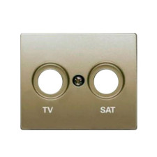 Tapa television R-TV-SAT dorado malta BJC 22320-DM MEGA-imagen_A