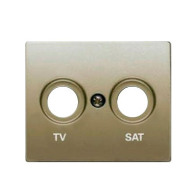 Tapa television R-TV-SAT dorado malta BJC 22320-DM MEGA-imagen_A