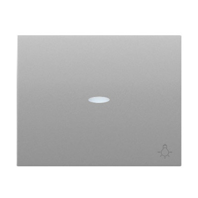 Tecla pulsador luz con visor aluminio fusion BJC 22717-AFL MEGA-imagen_A