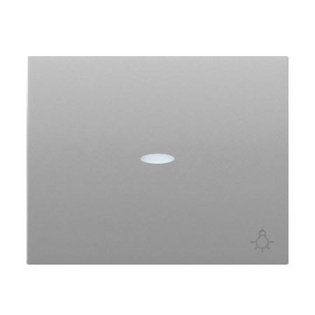 Tecla pulsador luz con visor aluminio fusion BJC 22717-AFL MEGA-imagen_A