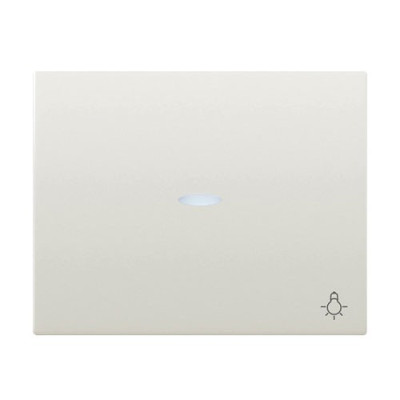 Tecla pulsador luz con visor blanco satin BJC 22717-BSL MEGA-imagen_A