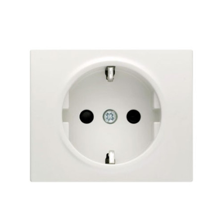 Tapa de enchufe 2P+T blanco satin BJC 22724-BS MEGA-imagen_A