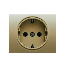 Tapa de enchufe 2P+T dorado malta BJC 22724-DM MEGA-imagen_A