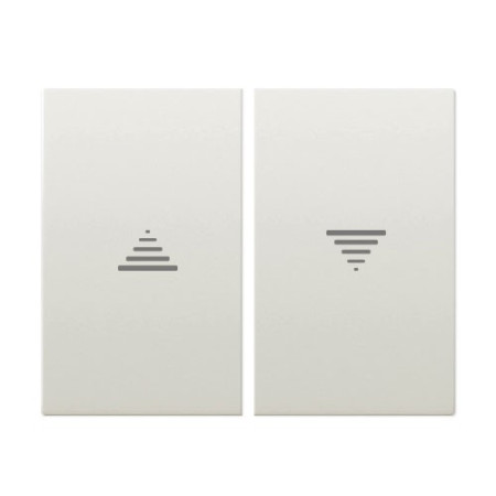 Tecla doble de Persianas (pulsador-interruptor) blanco satin BJC 22765-BS MEGA-imagen_A