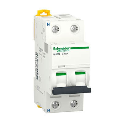Automatico Magnetotermico SCHNEIDER 1P+Neutro 10A A9K17610-imagen_A