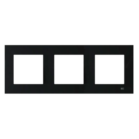 Marco de 3 elementos negro piano BJC 23003-NP VIVA-imagen_A