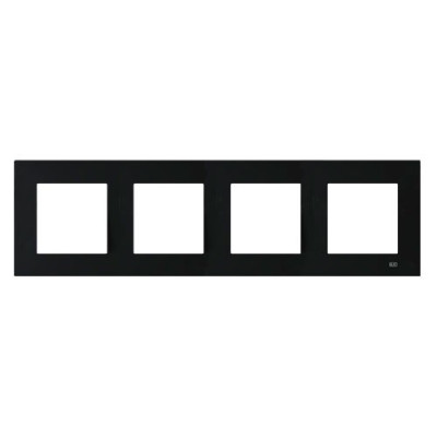 Marco de 4 elementos negro piano BJC 23004-NP VIVA-imagen_A