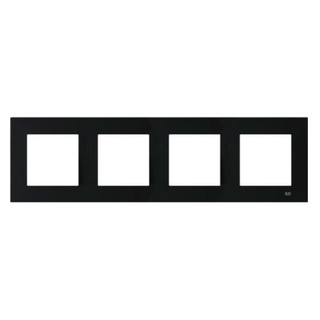 Marco de 4 elementos negro piano BJC 23004-NP VIVA-imagen_A