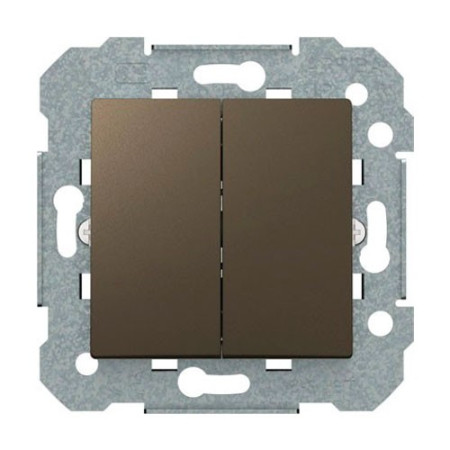 Doble conmutador Gris lava BJC 23510-GL VIVA-imagen_A