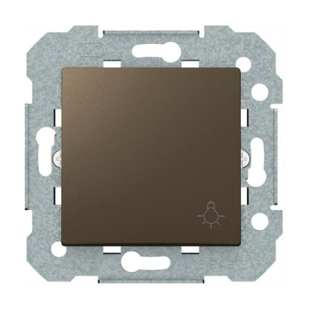Pulsador logo bombilla Gris lava BJC 23516-2GL VIVA-imagen_A