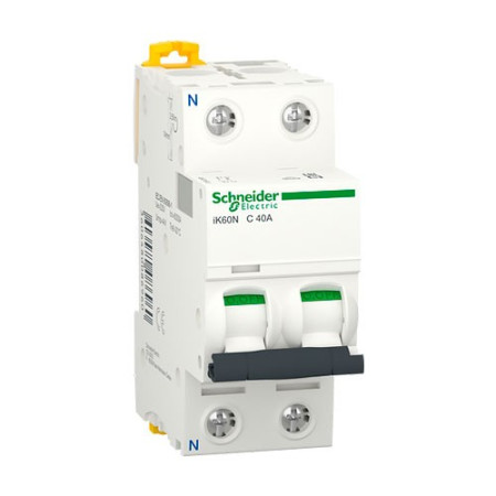 Automatico Magnetotermico SCHNEIDER 1P+Neutro 40A A9K24640-imagen_A