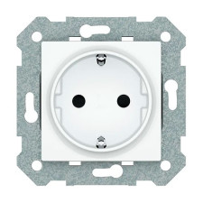 Enchufe 2P+T emborne por tornillos Blanco polar BJC 23524VIVA-imagen_A