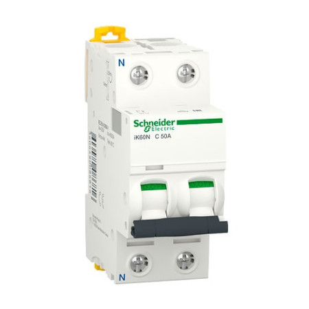 Automatico Magnetotermico SCHNEIDER 1P+Neutro 50A A9K24650-imagen_A