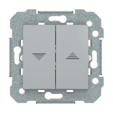 Doble interruptor de persianas Plata luna BJC 23569-PL VIVA-imagen_A