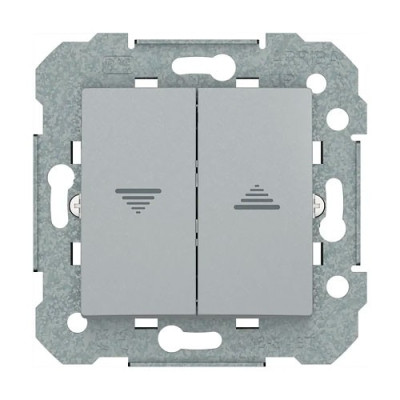 Doble interruptor de persianas Plata luna BJC 23569-PL VIVA-imagen_A