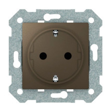 Enchufe 2P+T emborne por tornillos Gris lava BJC 23524-GL VIVA-imagen_A