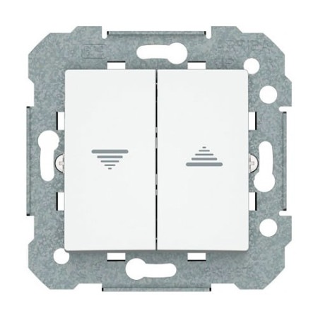 Doble interruptor de persianas Blanco polar BJC 23569 VIVA-imagen_A