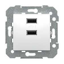 Cargador doble USB Blanco polar BJC 23580 VIVA-imagen_A